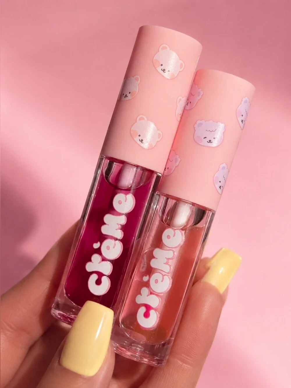💖3/$25 The Crème Shop Boba Bears High-Shine Tinted Lip Oil Duo